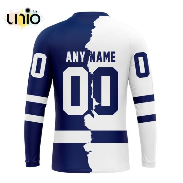 NHL Toronto Maple Leafs Personalize 2024 Home Mix Away Kits Hoodie 3D