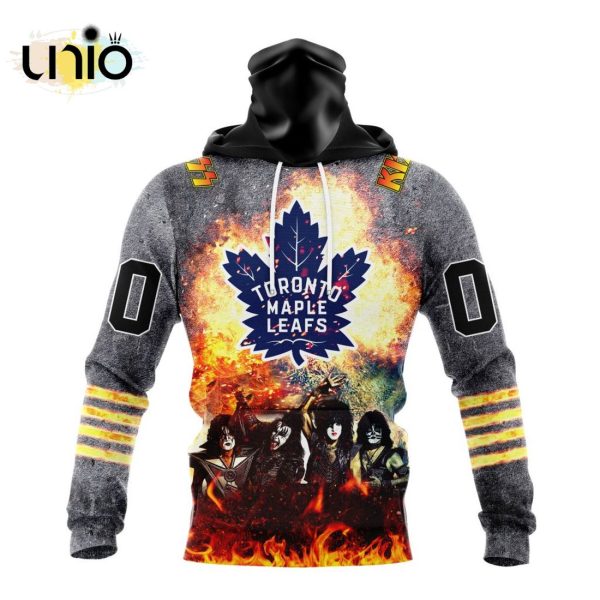 NHL Toronto Maple Leafs Special Mix KISS Band Design Hoodie 3D