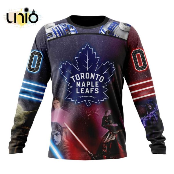 NHL Toronto Maple Leafs Special Star Wars Design Hoodie 3D