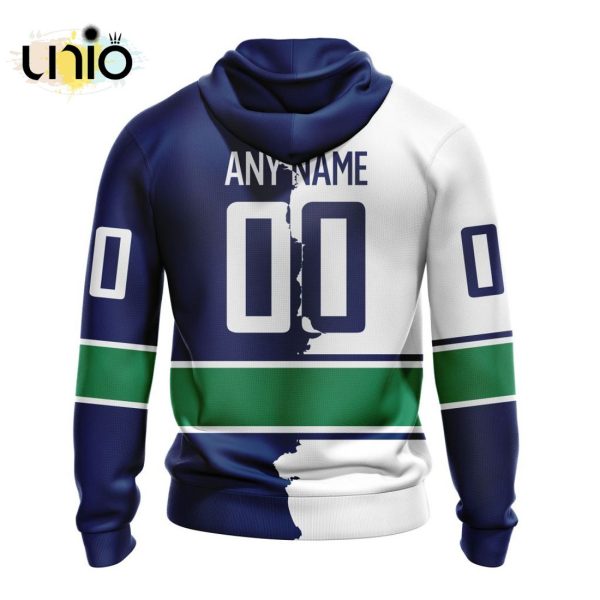 NHL Vancouver Canucks Personalize 2024 Home Mix Away Kits Hoodie 3D