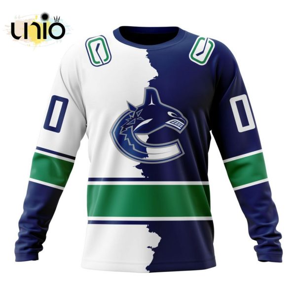 NHL Vancouver Canucks Personalize 2024 Home Mix Away Kits Hoodie 3D