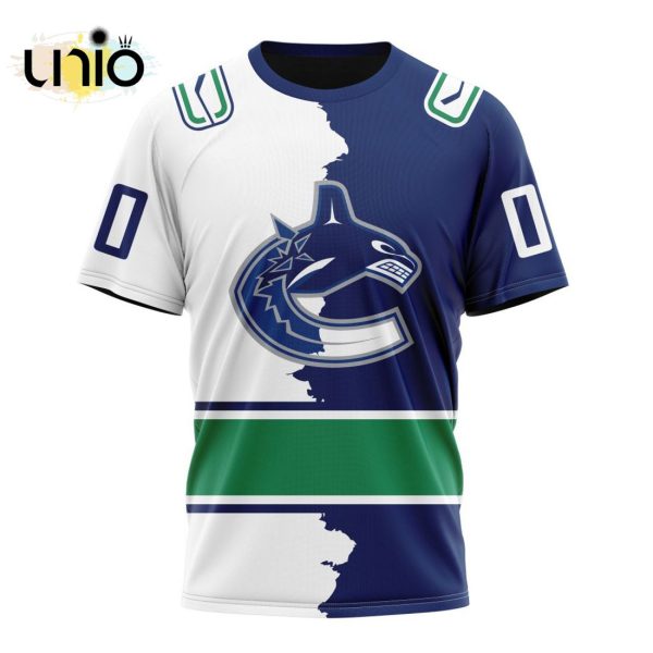 NHL Vancouver Canucks Personalize 2024 Home Mix Away Kits Hoodie 3D