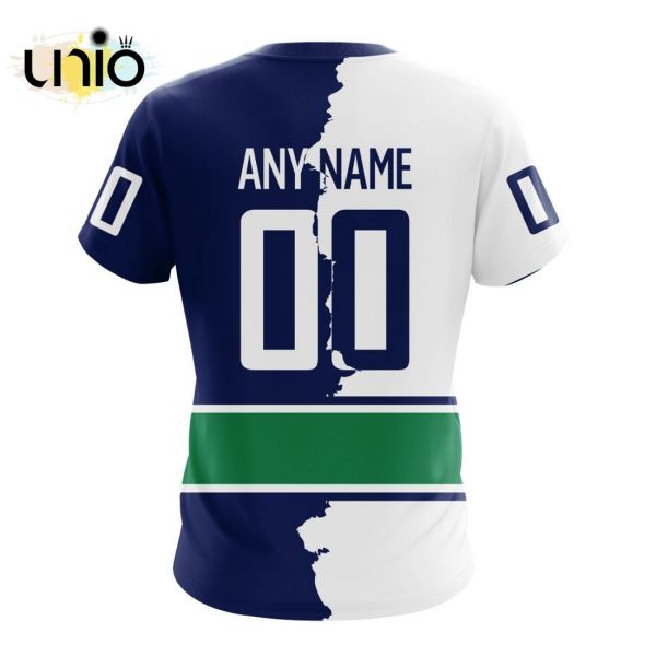 NHL Vancouver Canucks Personalize 2024 Home Mix Away Kits Hoodie 3D