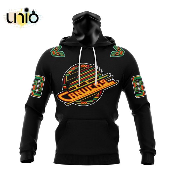 NHL Vancouver Canucks Special Black Excellence Design Hoodie 3D