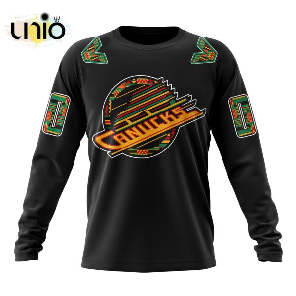 NHL Vancouver Canucks Special Black Excellence Design Hoodie 3D