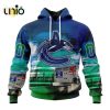 NHL Vancouver Canucks Special Mix KISS Band Design Hoodie 3D