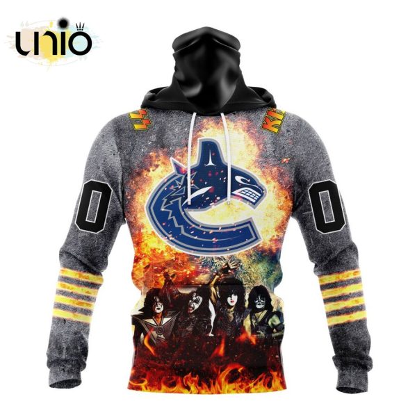 NHL Vancouver Canucks Special Mix KISS Band Design Hoodie 3D