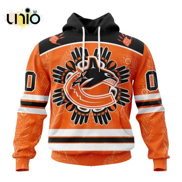 NHL Vancouver Canucks Special National Day For Truth And Reconciliation Design Hoodie 3D