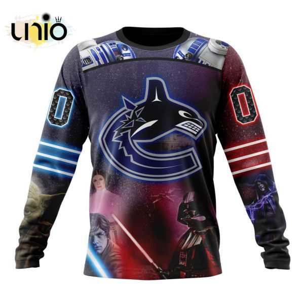 NHL Vancouver Canucks Special Star Wars Design Hoodie 3D