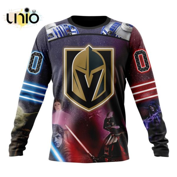 NHL Vegas Golden Knights Special Star Wars Design Hoodie 3D