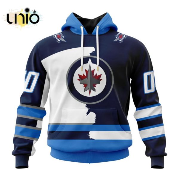 NHL Winnipeg Jets Personalize 2024 Home Mix Away Kits Hoodie 3D