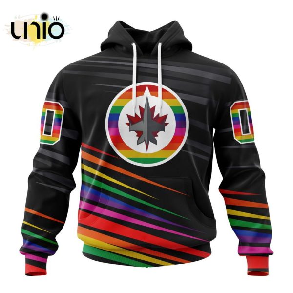 NHL Winnipeg Jets Special Pride Design Hockey Is For Everyone Hoodie 3D