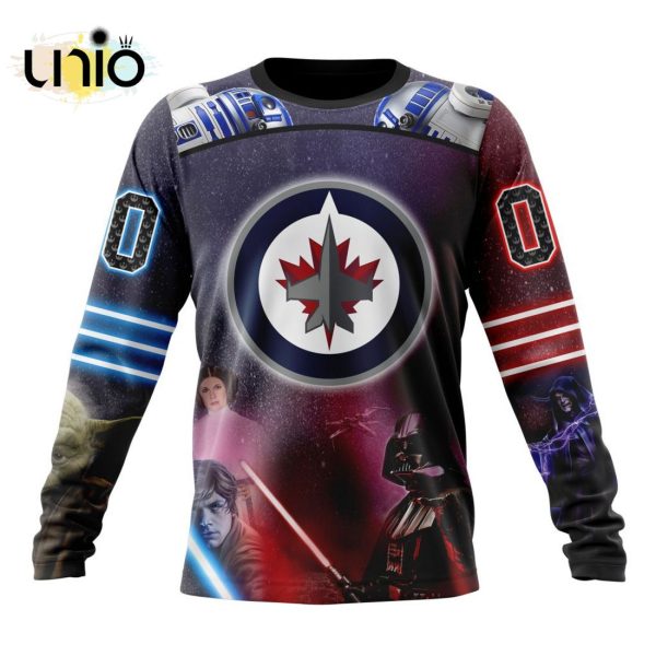 NHL Winnipeg Jets Special Star Wars Design Hoodie 3D