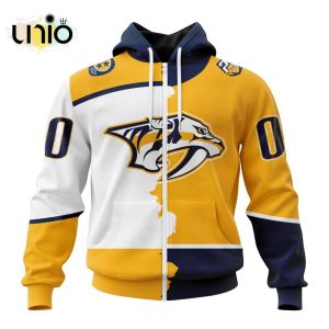 NHL Nashville Predators Personalize 2024 Home Mix Away Kits Hoodie 3D