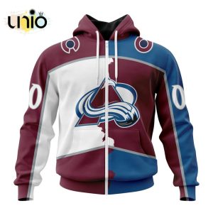 NHL Colorado Avalanche Personalize 2024 Home Mix Away Kits Hoodie 3D