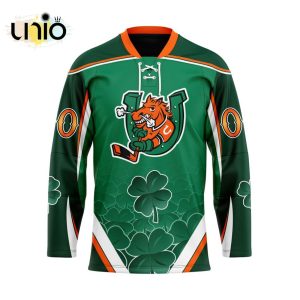 Custom Barrie Colts Team Hockey Jersey For St.Patrick Day