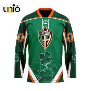 Custom Prince Albert Raiders Team Hockey Jersey For St.Patrick Day