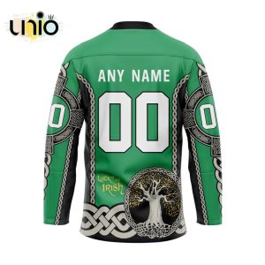 Custom Portland Winterhawks St Patrick Day Team Hockey Jersey