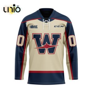 Custom Windsor Spitfires Alternate Hockey Jersey