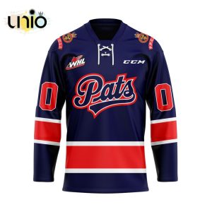 Custom Regina Pats Home Hockey Jersey