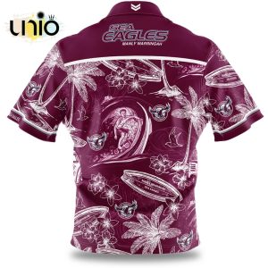 NRL Manly Warringah Sea Eagles Surfboard Custom Hawaiian Shirt