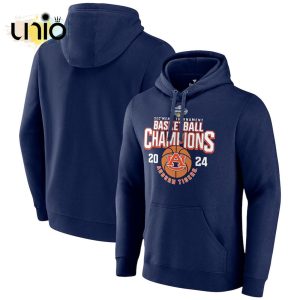 Auburn Tigers SEC Conference Tournament 2024 Champions Navy Hoodie