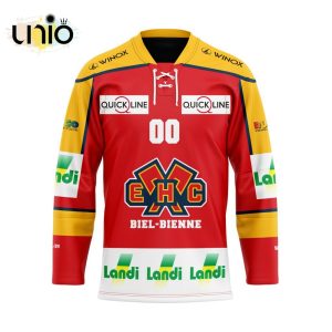 Custom EHC Biel Home Jersey Personalized Letters Number