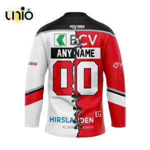 Custom Lausanne HC Home Mix Away Jersey Personalized Letters Number