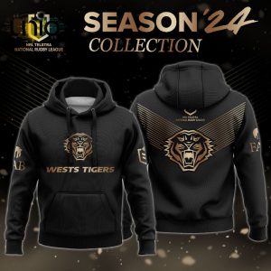 Wests Tigers NRL Gold Premier 2024 Hoodie, Jogger, Cap