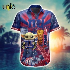 NFL New York Giants Baby Yoda Hawaiian Shirt