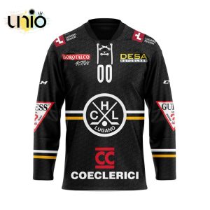 Custom HC Lugano Home Jersey Personalized Letters Number