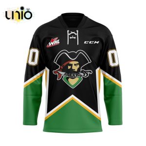 Custom Prince Albert Raiders Reverse Retro Pattern Hockey Jersey