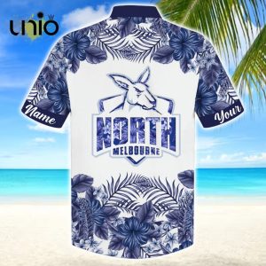 North Melbourne Kangaroos AFL Sport Personalized Island Hawaiian Shirt