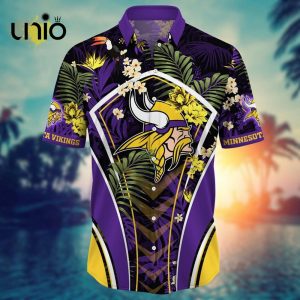 NFL Minnesota Vikings Custom Flower Summer Tropical Hawaiian Shirt