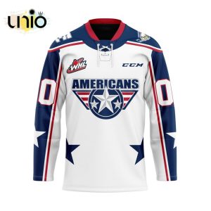 Custom Tri-City Americans Away Hockey Jersey