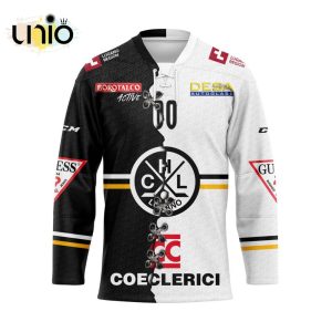 Custom HC Lugano Home Mix Away Jersey Personalized Letters Number