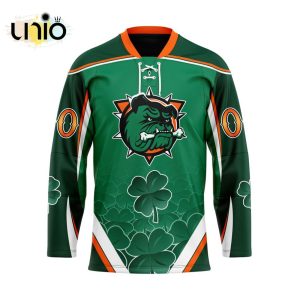 Custom Brantford Bulldogs Team Hockey Jersey For St.Patrick Day