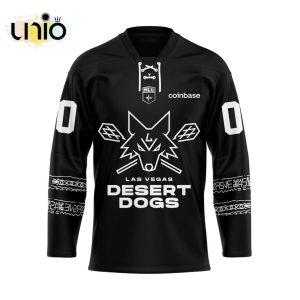 Custom Las Vegas Desert Dogs Native Pattern Hockey Jersey