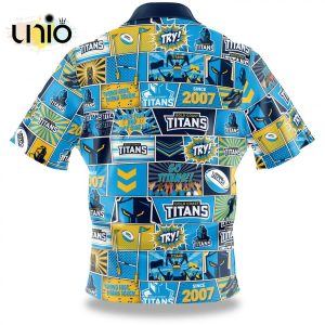 NRL Gold Coast Titans Fanatic Hawaiian Shirt