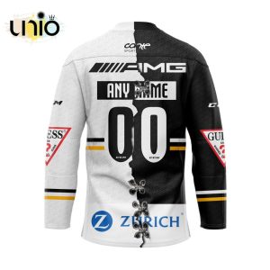 Custom HC Lugano Home Mix Away Jersey Personalized Letters Number