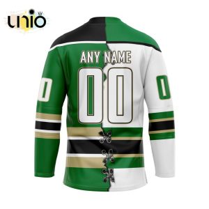 Custom Prince Albert Raiders Mix Home And Away Hockey Jersey