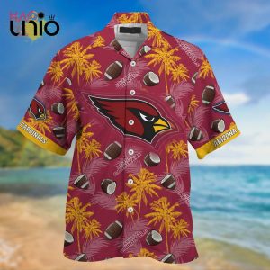 NFL Arizona Cardinals Coconut Red Yellow Hawaiian Shirt