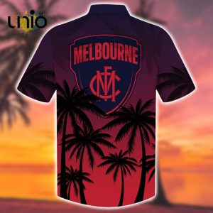 Melbourne Demons AFL Sport Summer Personalized Aloha Hawaiian Shirt