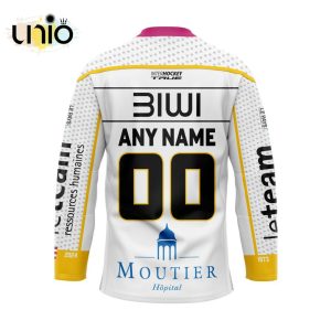 Custom HC Ajoie Away Hockey Jersey