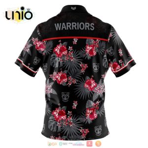 NRL New Zealand Warriors Custom Floral Hawaiian Shirt