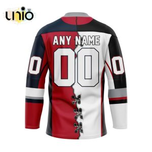 Custom Vancouver Giants Mix Home And Away Hockey Jersey