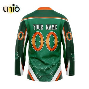 Custom North Bay Battalion Team Hockey Jersey For St.Patrick Day