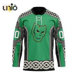 Custom Calgary Hitmen St Patrick Day Team Hockey Jersey