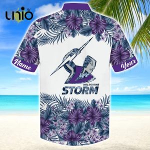 Melbourne Storm NRL Sport Personalized Island Hawaiian Shirt