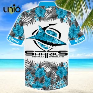 Cronulla Sharks NRL Sport Personalized Tropical Hawaiian Shirt